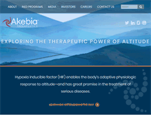 Tablet Screenshot of akebia.com