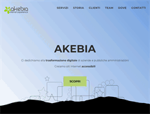 Tablet Screenshot of akebia.it